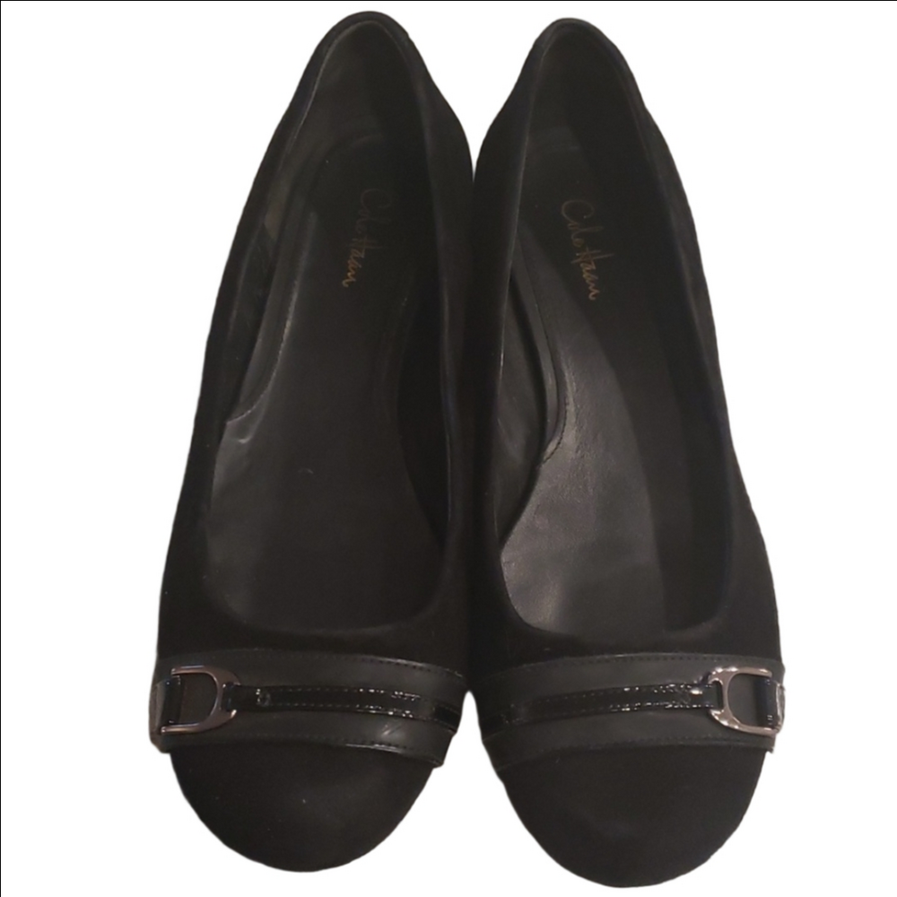 Cole Haan Air Josey Skimmer in Black Suede